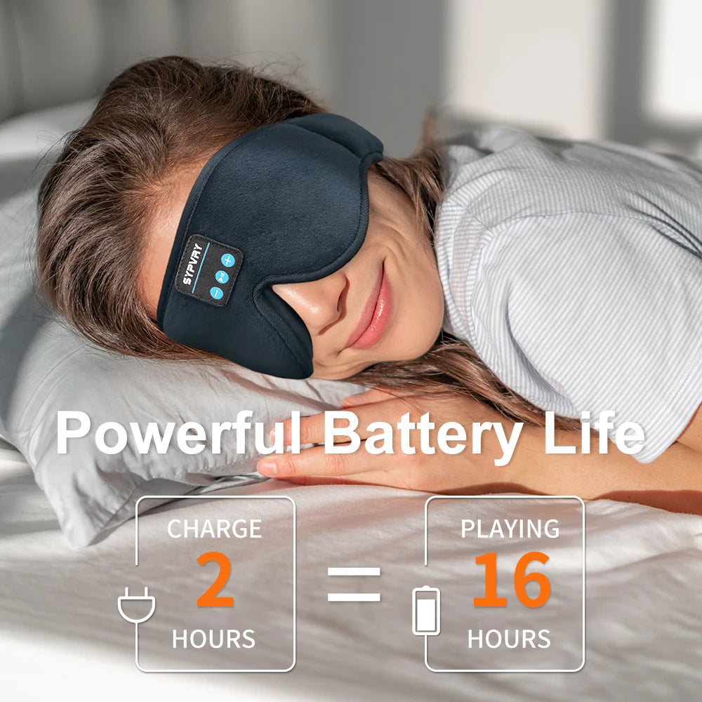 Maschera per dormire Bluetooth 3D